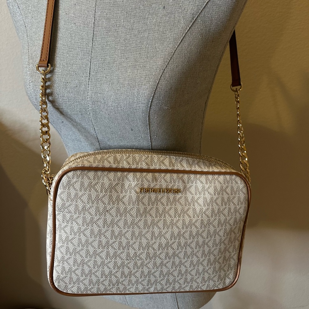 Michael Kors Cream and Brown Women's Bag NWOT - Picture 4 of 4